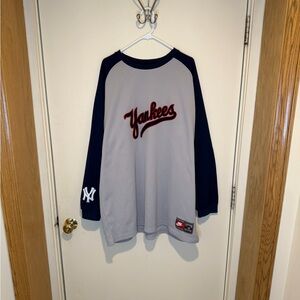 Nike Cooperstown Collection New York Yankees Long Sleeve Spell Out Shirt 3XL